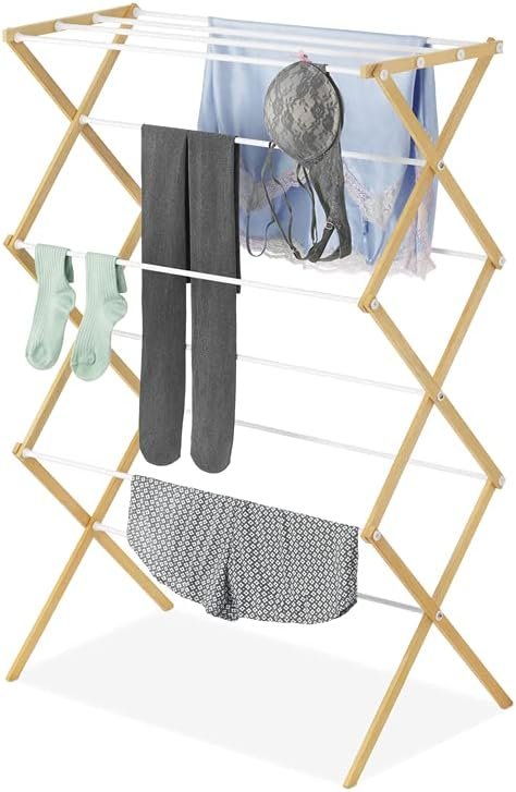 51eS8DBDNaS._AC_SL1500_.jpg Solid Maple Folding Drying Rack Sweater Specific - Image 1