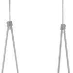 Silver Folding Mobile Drying Rack With Casters