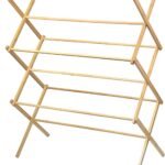 Bamboo Folding Drying Rack No Assembly Required