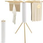 Freestanding Tripod Folding Drying Rack Balcony