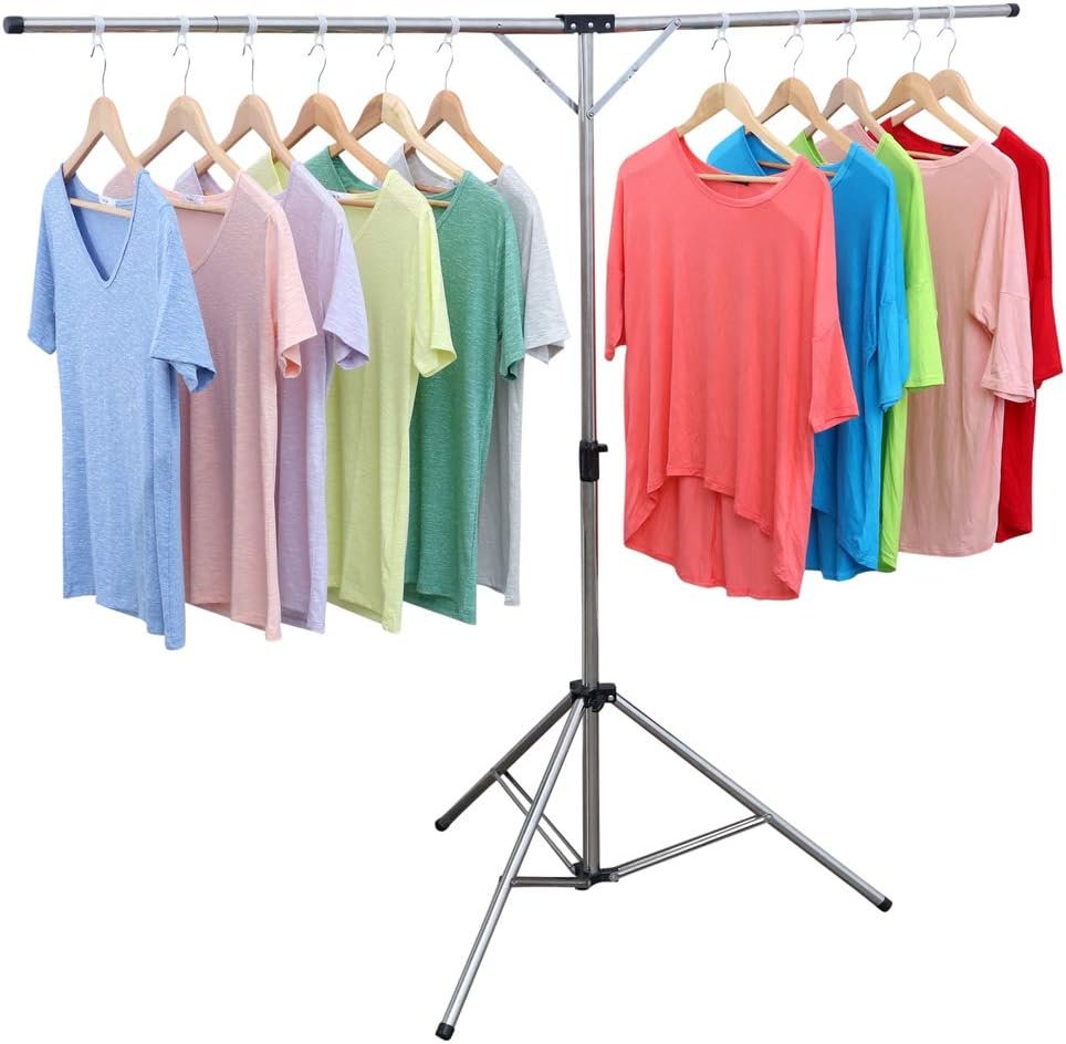 61hnaRmfuYL._AC_SL1004_.jpg Heavy Duty High Capacity Stainless Steel Folding Drying Rack - Image 1