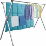 Upgraded Stainless Steel Drying Rack With Windproof Hooks