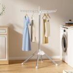 Compact Freestanding Folding Clothes Drying Rack