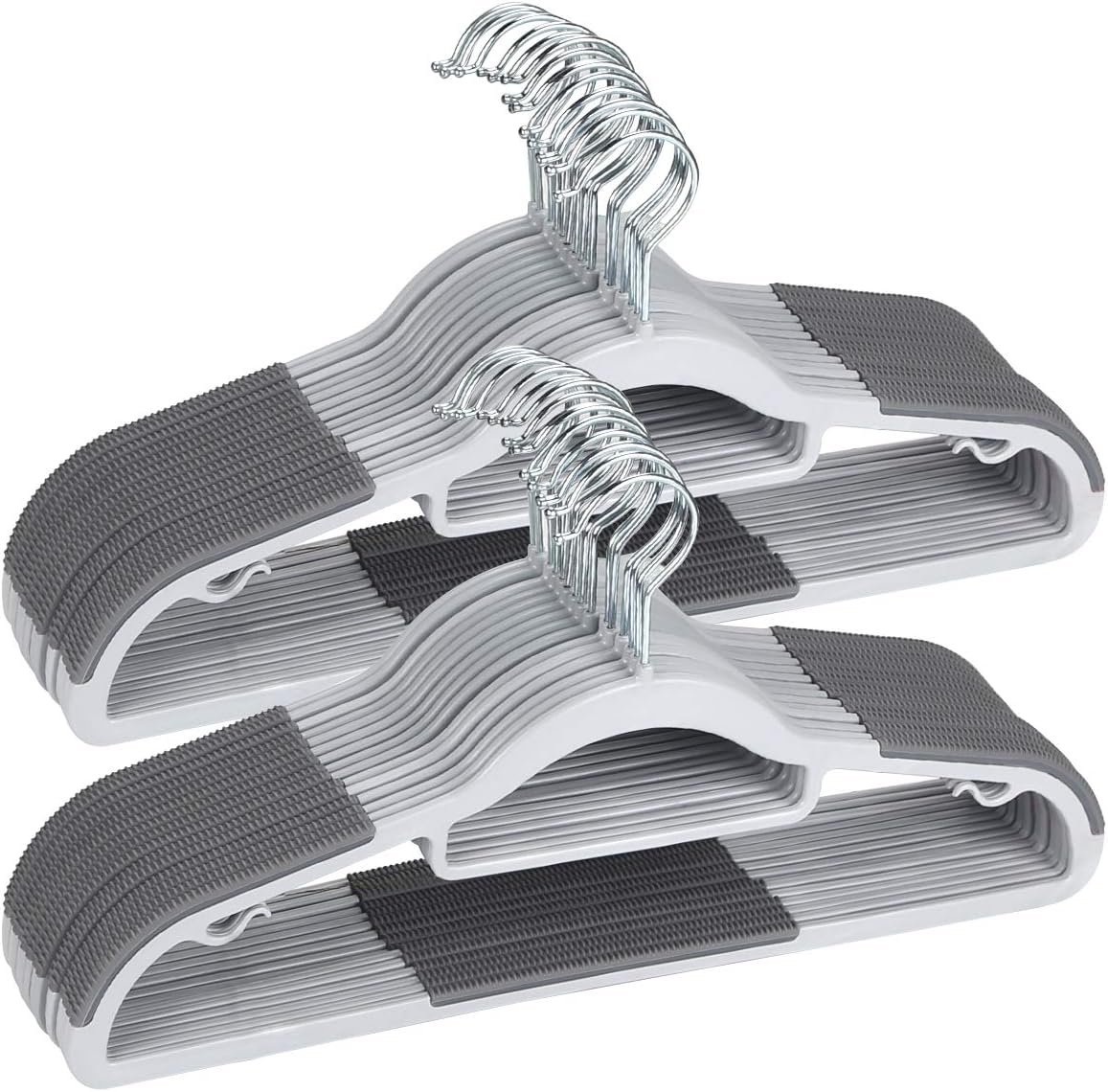 71kh89OjfqL._AC_SL1200_.jpg Heavy Duty Plastic Hangers with Non Slip Pads - Image 1