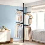 Height Adjustable Rotating Arm Clothes Drying Rack