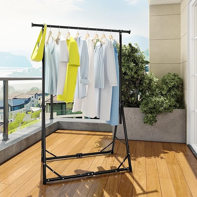 81fVgVp9DdL._AC_SX679_.jpg Foldable Multi-Level Garment Drying Rack - Image 1